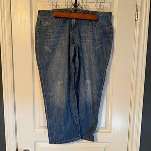 EUC The Limited Boyfriend Crop Jean Size 10